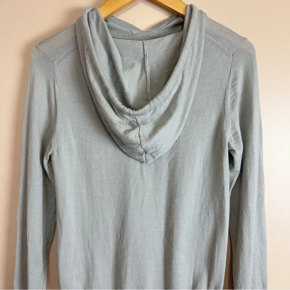 Reiss Women’s Hoodie Extra Fine Wool Green Size S Casual Comfortable - Picture 6 of 12